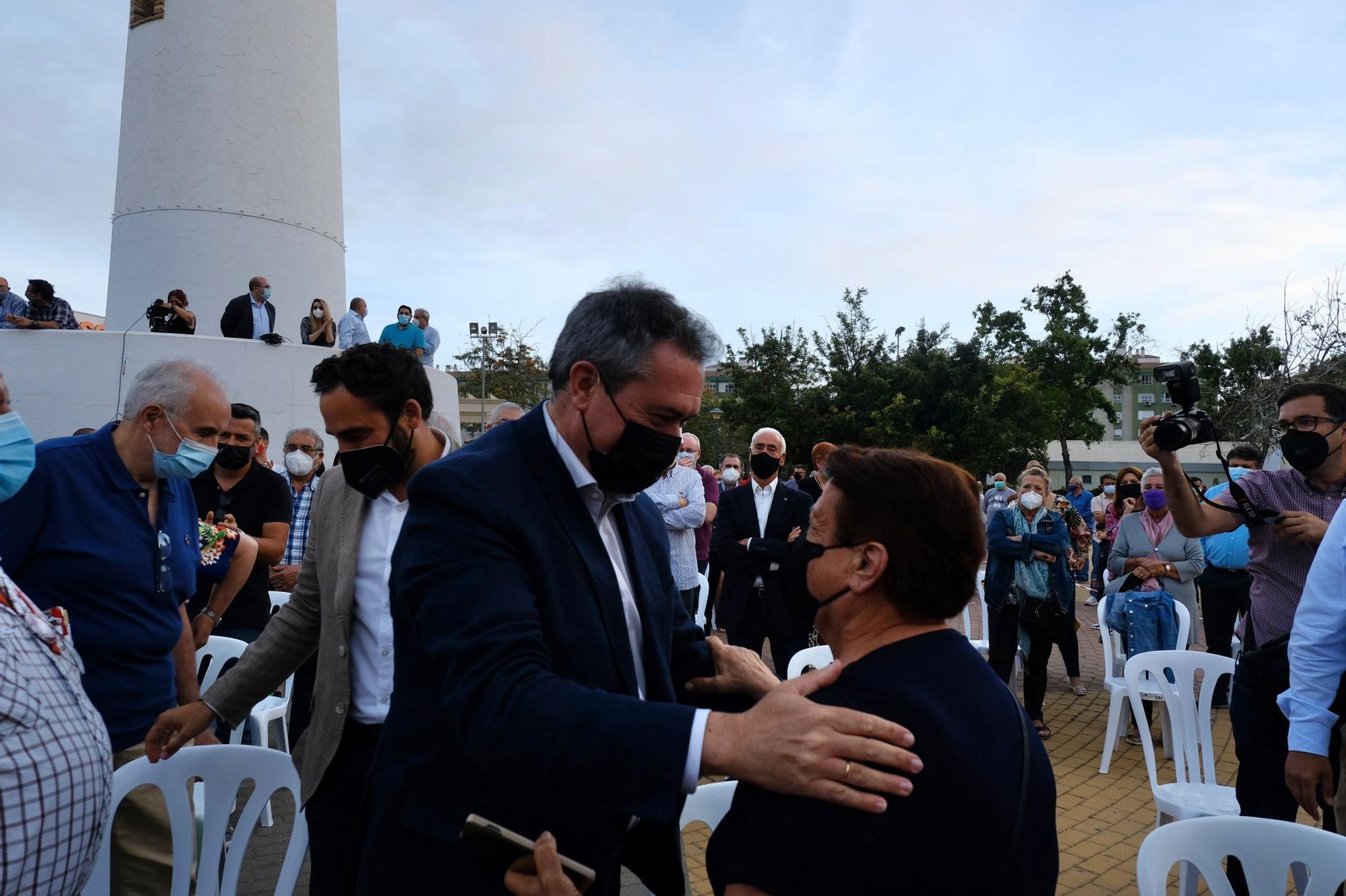 Acto de Juan Espadas en el Parque de Huelin