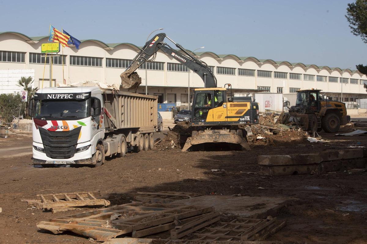 Retirada de lodos, hace una semana.