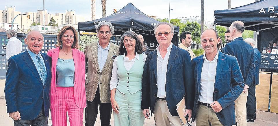 Xisco Martorell, Celia Torrebadella, Pep Buades, Marisa Goñi, Toni Obrador y Sebastià Oliver.