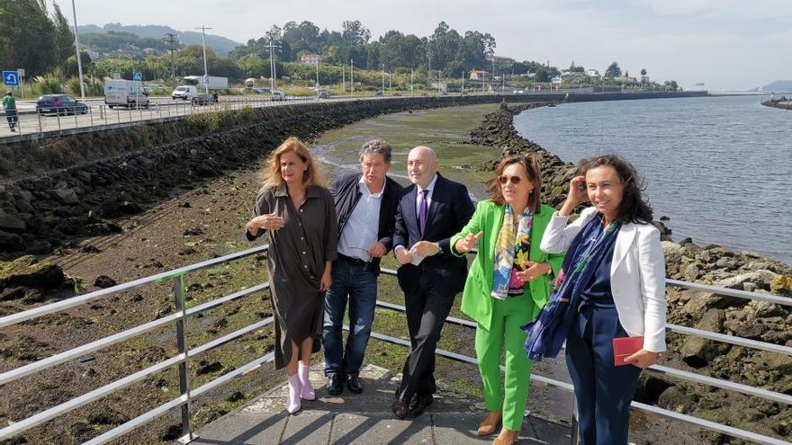 La ampliación del paseo entre Marín y Pontevedra, en 2020