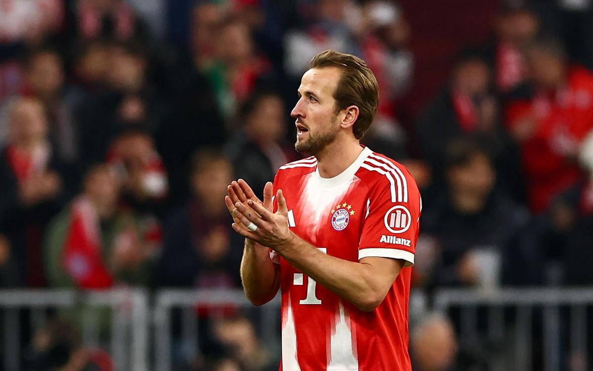 Harry Kane, delantero del Bayern.
