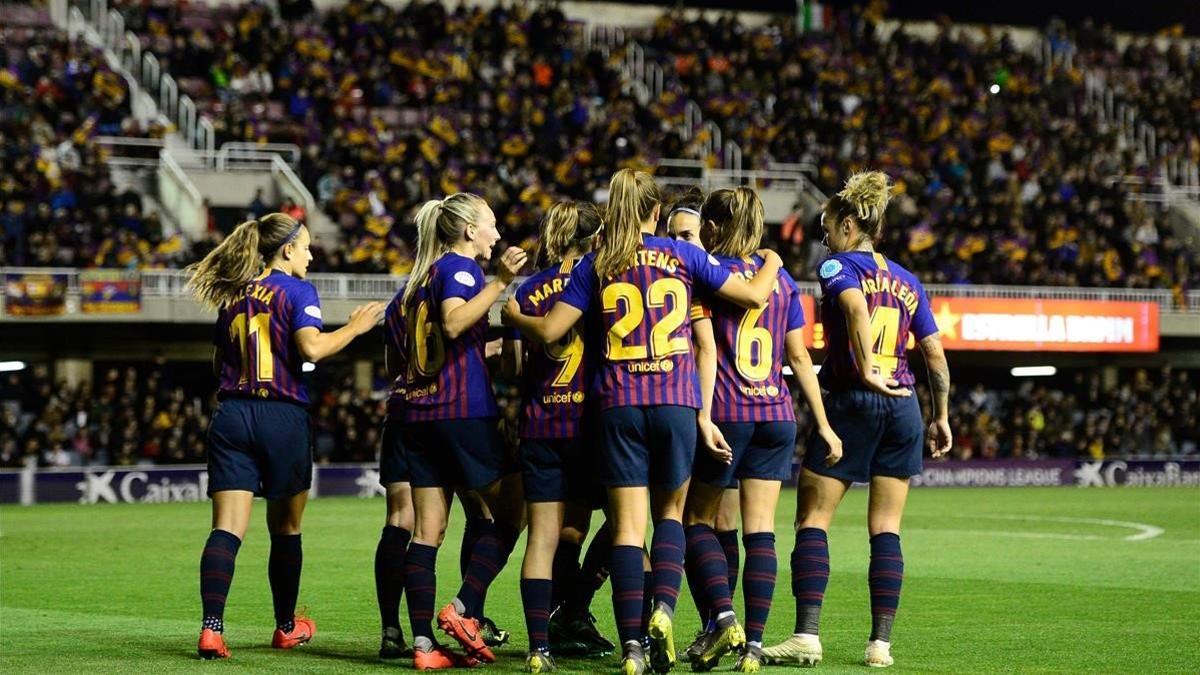 rpaniagua47432019 barcelona s players celebrate their third goal during the ue190320210356