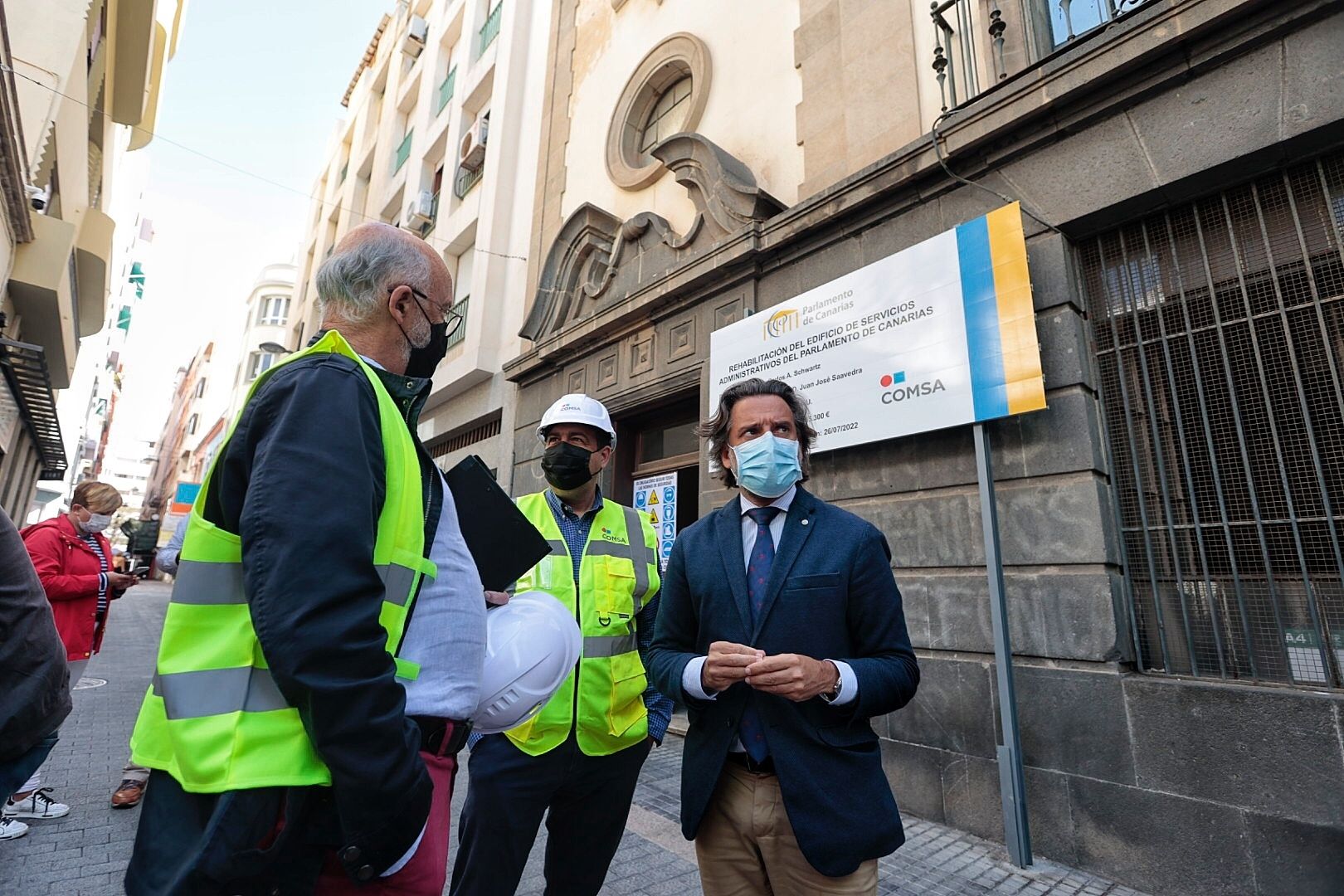 Visita al nuevo edificio de ampliación del Parlamento