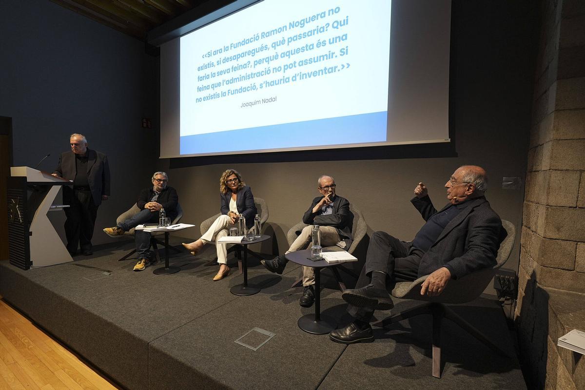 Les imatges de la presentació del llibre de la Fundació Ramon Noguera