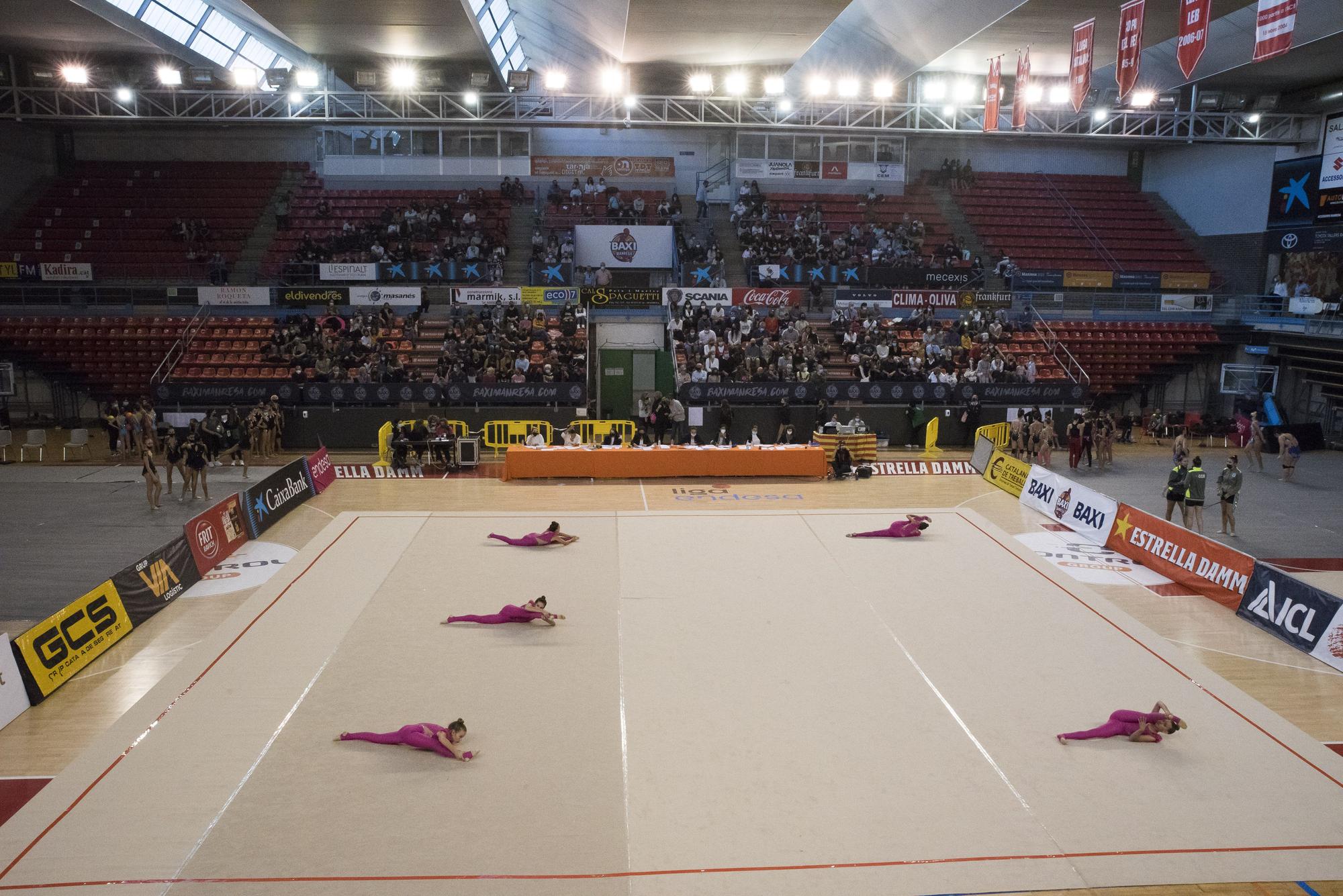 La Copa Catalana de gimnàstica rítmica aplega 800 espectadors al Nou Congost