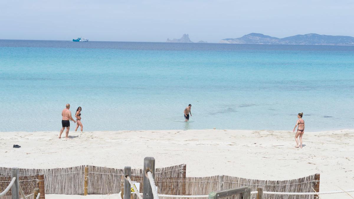 Auf Formentera darf man schon wieder baden. Mallorca muss sich noch eine Woche gedulden.