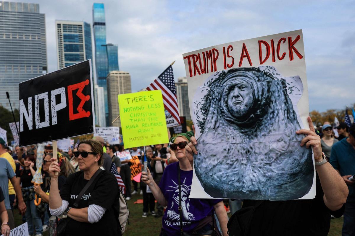 Miles de personas llenan las calles de EEUU en la protesta No Kings contra la Administración Trump