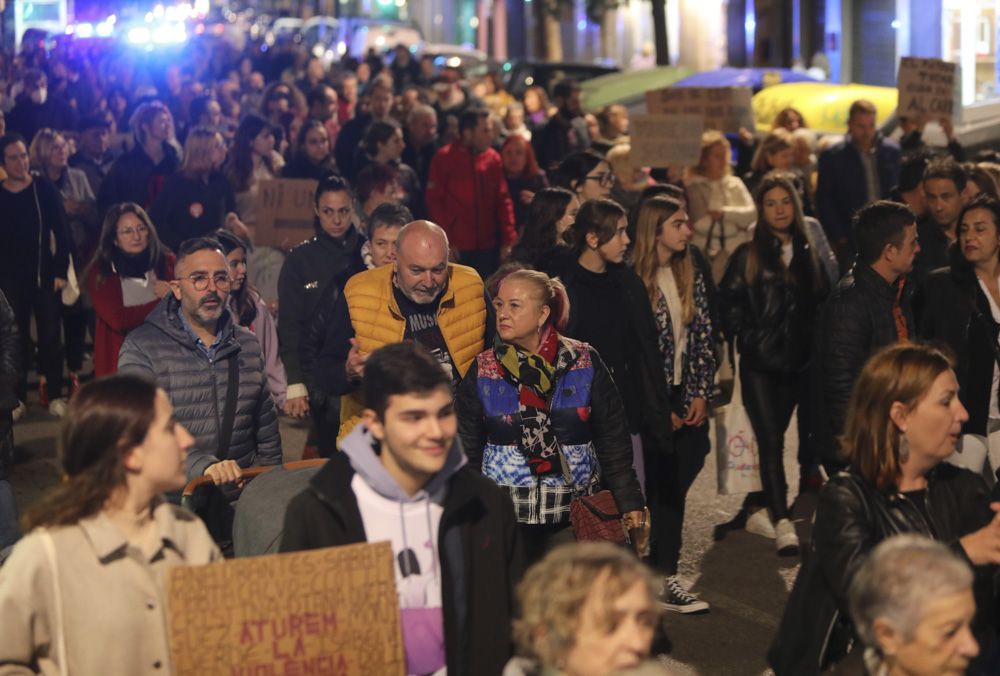 Sagunt grita contra la violencia machista el 25N