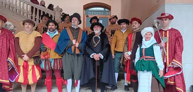 Tazones, en la recreación del paso de Carlos V por Medina del Campo