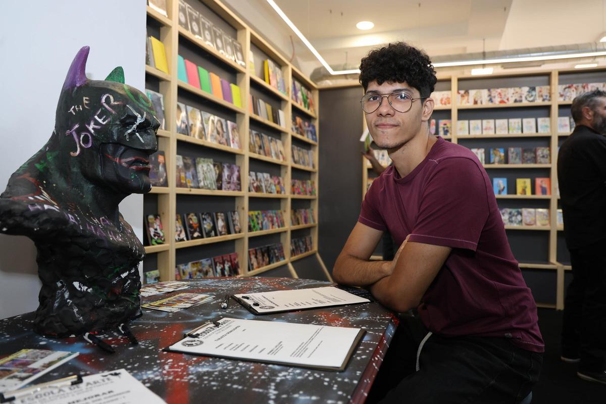 Filipe Tergilene, futuro alumno del centro de formación artística.