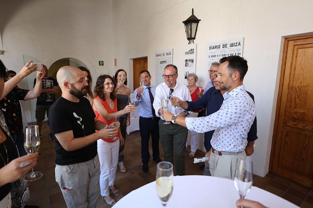 Inauguración de la muestra de Portada de Diario de Ibiza