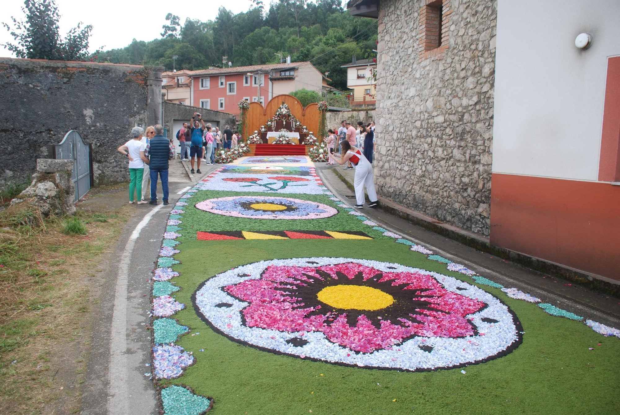 Fiesta sacramental en Cue (Llanes)