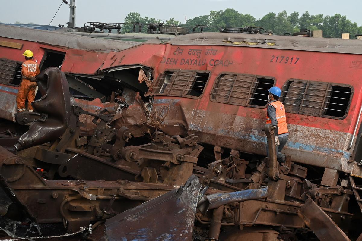 Accidente mortal de tren en la India