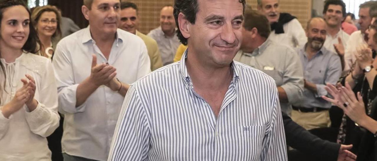 El presidente del PP balear, Biel Company, a principios de mes durante la Junta Regional del partido.