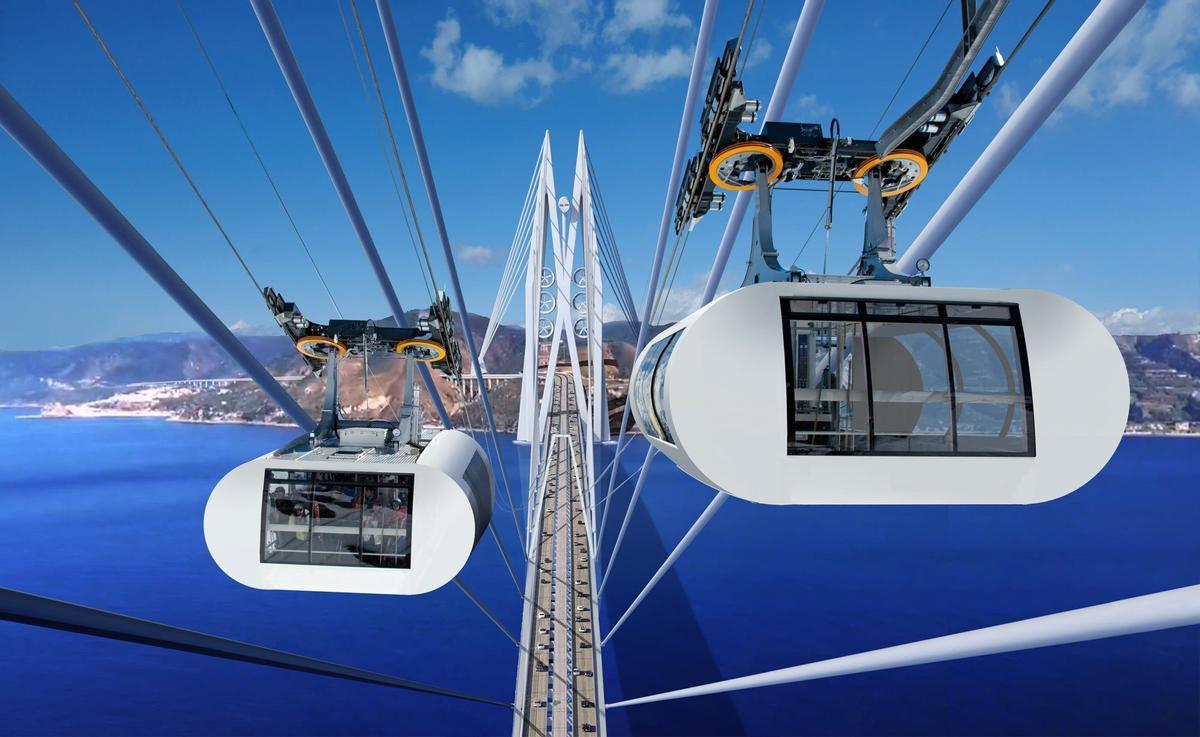 Puente Italia, Escila y Caribdis, Sicilia
