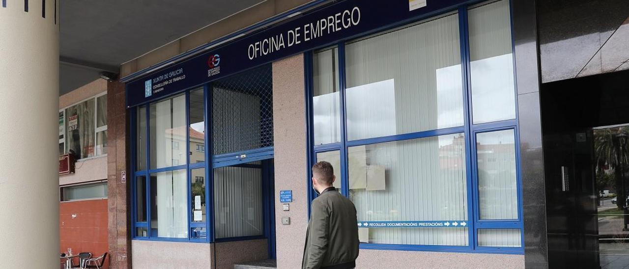 Oficina de empleo, en Vigo.