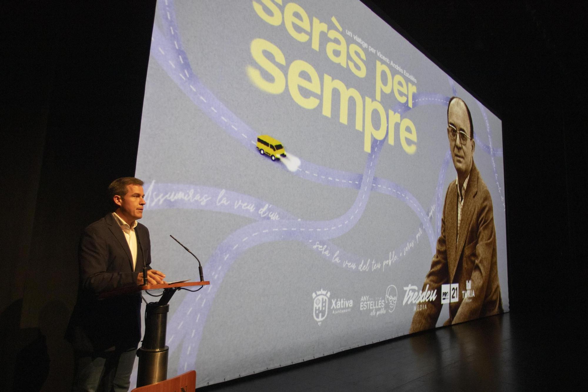Así fue el preestreno del documental "Seràs per sempre" en el Gran Teatre de Xàtiva