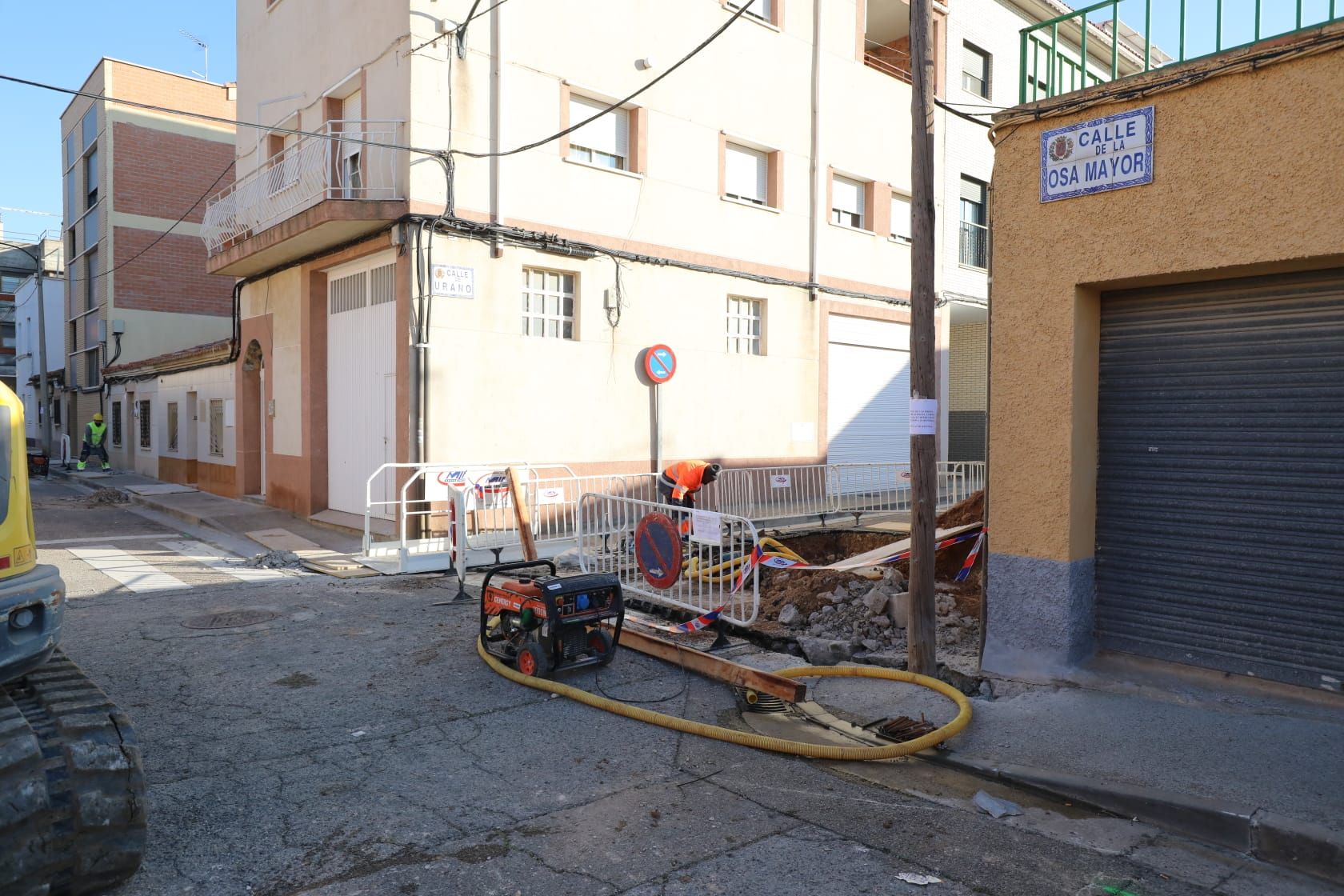 FOTOGALERÍA | Obras en la calle Osa Mayor de Zaragoza