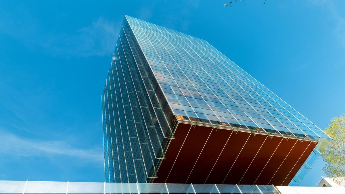 Un edificio que te deja con la boca abierta.