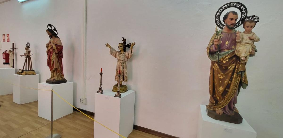 Sagrado Corazón, Niño Jesús y San José con el Niño Jesús. | E. D.
