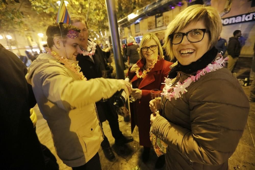 Palma da la bienvenida a 2017 en el Born