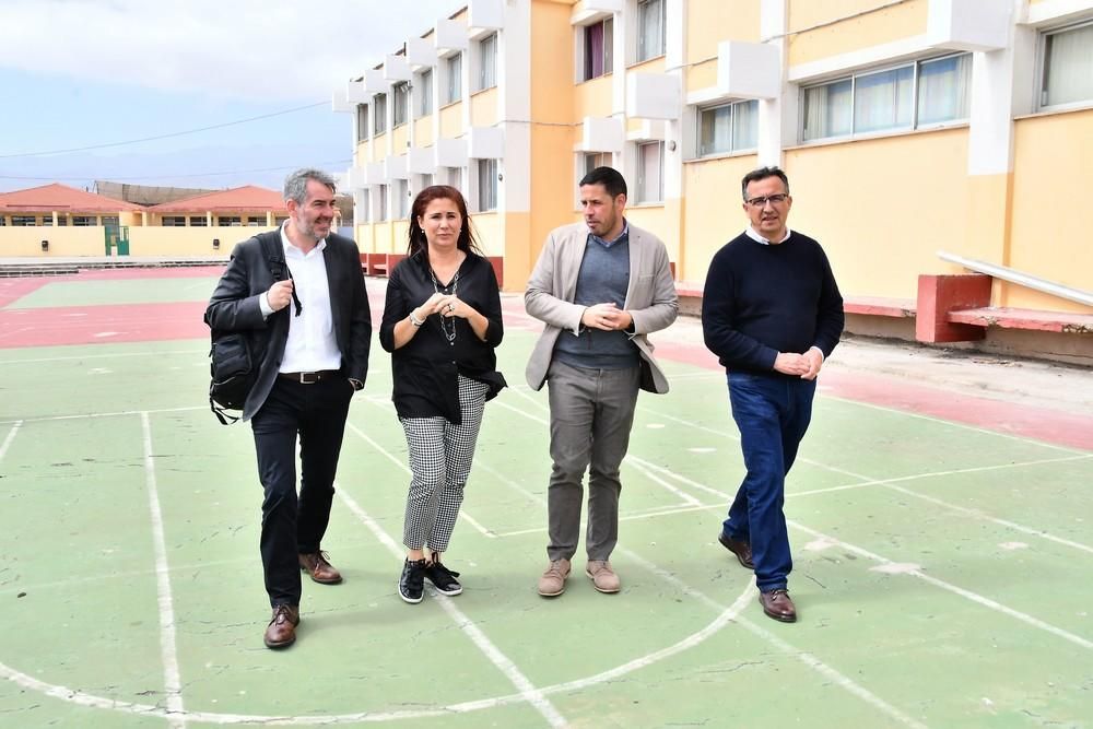 Fernando Clavijo y Héctor Suárez visitan Telde