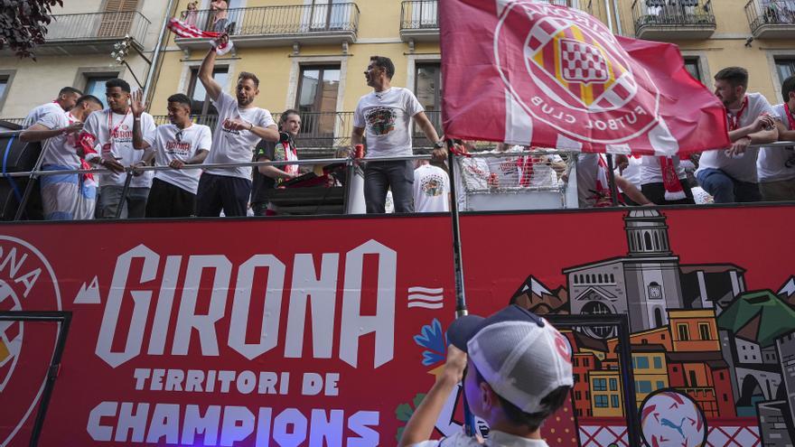 Totes les imatges de la celebració del Girona FC