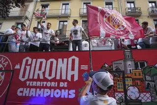 Totes les imatges de la celebració del Girona FC