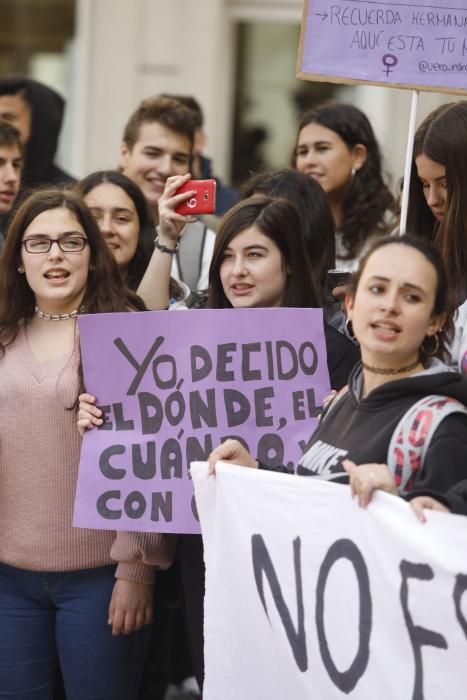 Manifestación en Gijón.