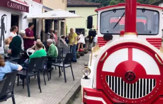 Las visitas guiadas por Aller van "a todo tren"