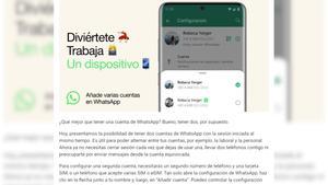 WhatsApp para Android permitirá tener dos cuentas iniciadas en el mismo dispositivo.