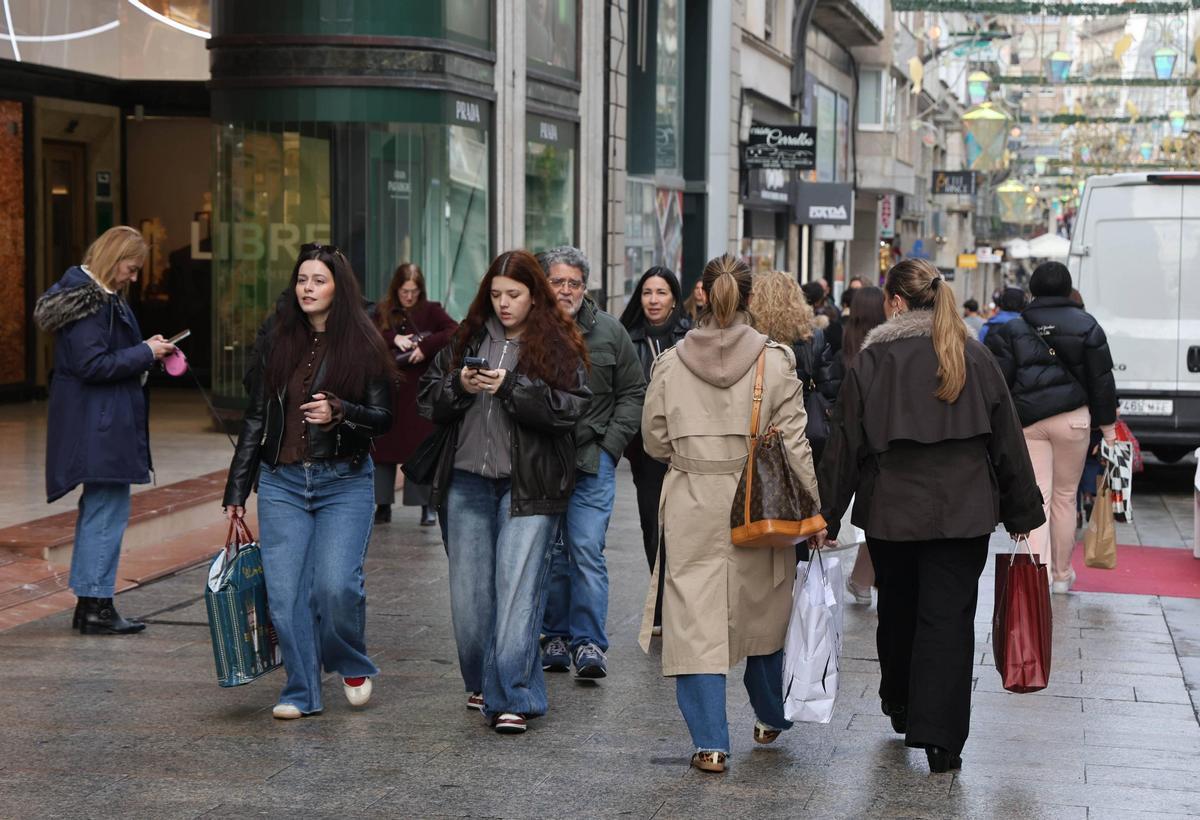 Vigo estrena unas rebajas de invierno «descafeinadas»
