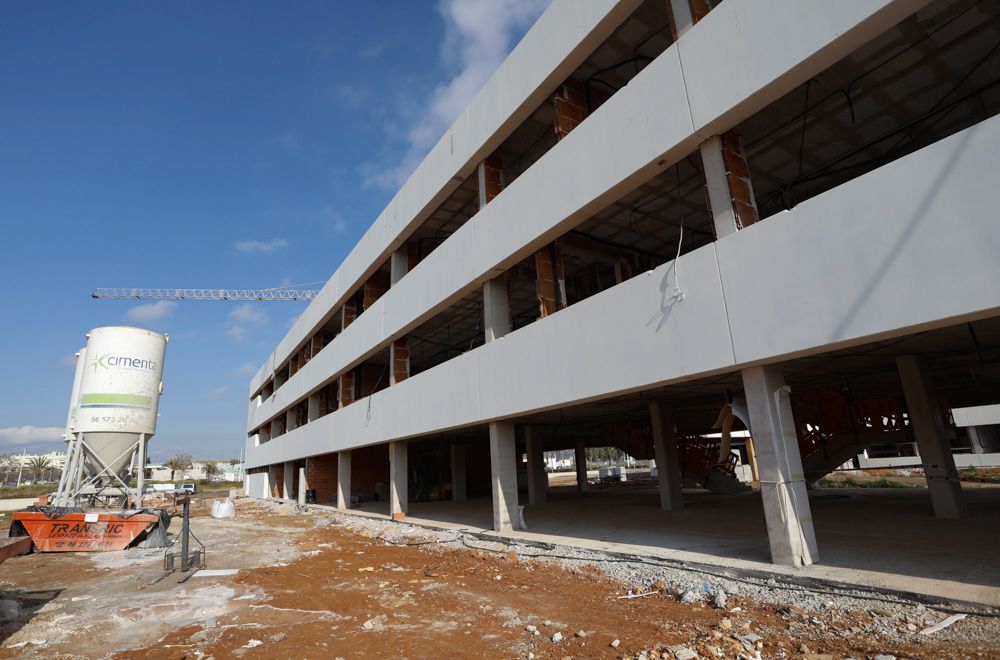 Así avanzan las obras del esperado IES nº5 del Port de Sagunt.