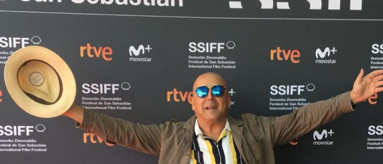 Miguelo, en el Festival de San Sebastián.