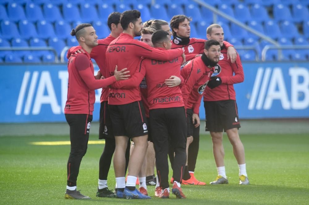 Sesión en Riazor antes de la 1ª lista de Martí