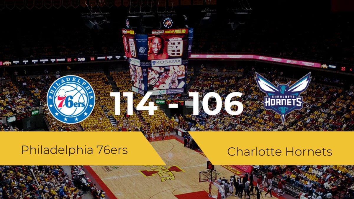 Philadelphia 76ers vence a Charlotte Hornets (114-106)