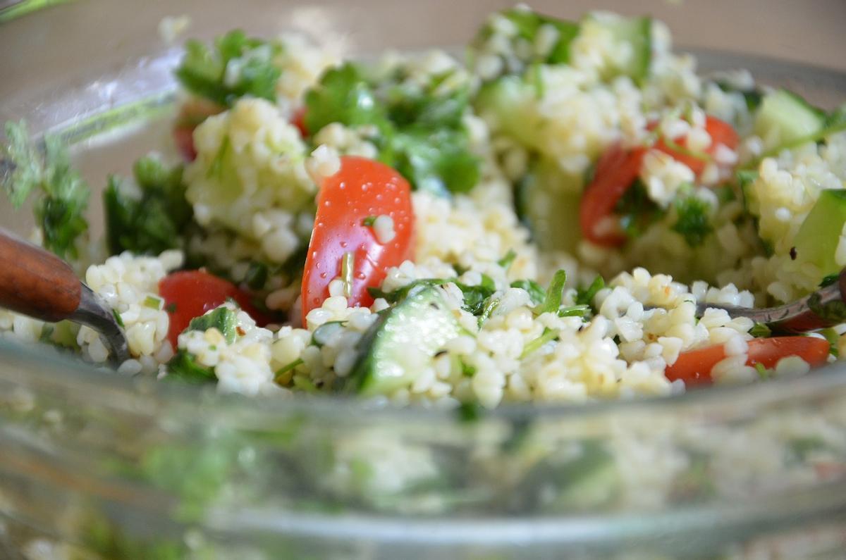 El tabulé es una ensalada típica libanesa