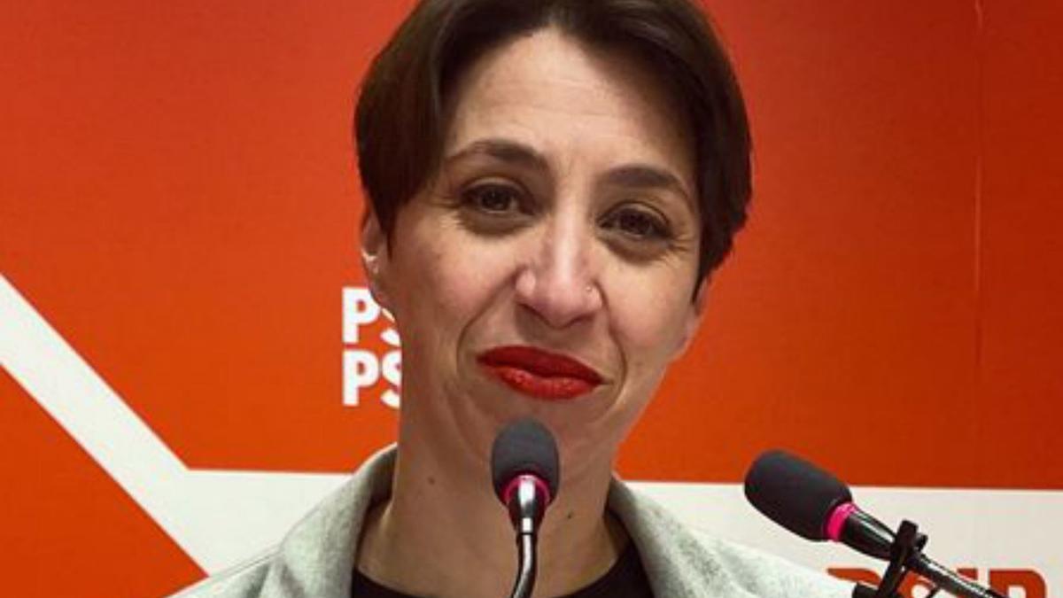 La socialista Silvia Cano.