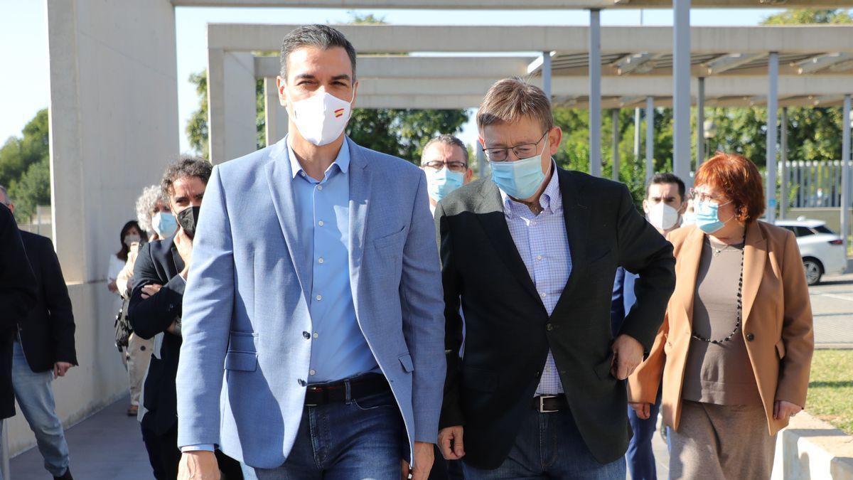 Pedro Sánchez y Ximo Puig, en una foto de archivo.