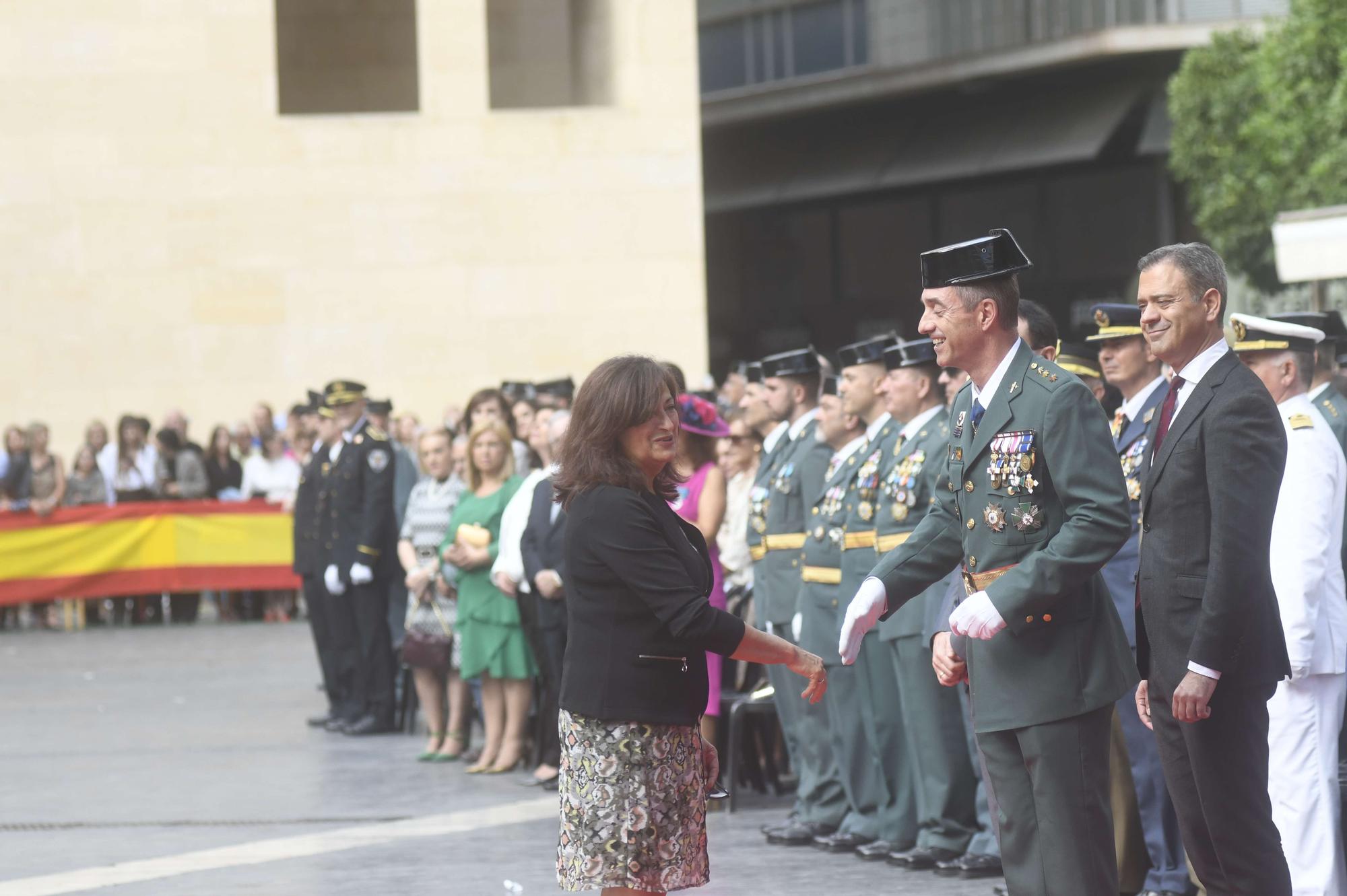 Acto institucional de la Guardia Civil en Murcia por el día de su Patrona