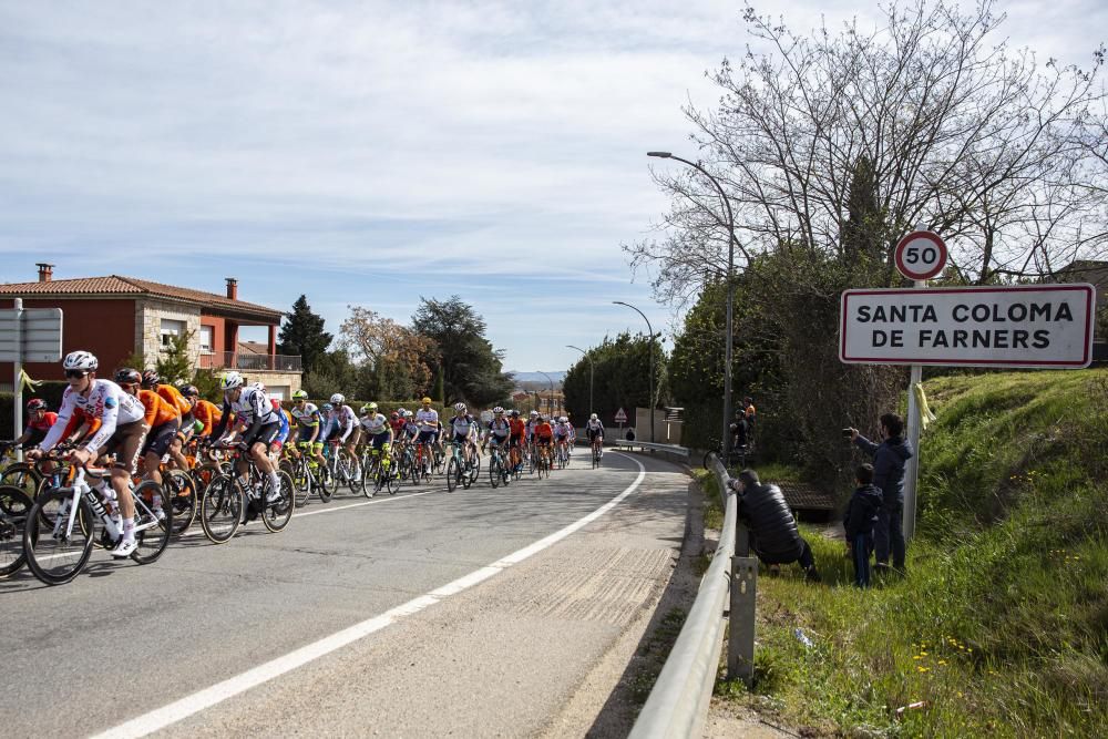 La Volta a Catalunya, al seu pas per Santa Coloma de Farners