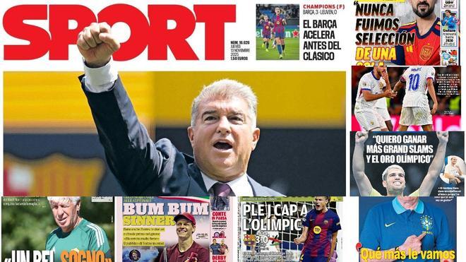 Estas son las portadas de la prensa deportiva de hoy