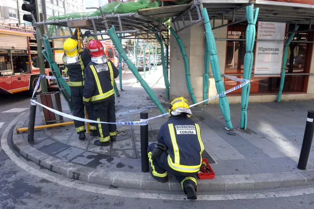 Accidente en la avenida de Oza