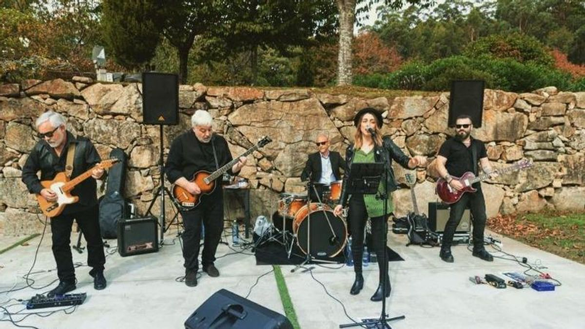Actuación de The Homeless, uno de los grupos que sonarán en las fiestas de Monte Martelo.