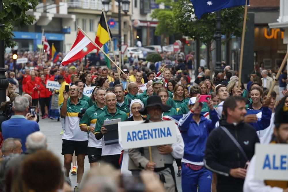 Los participantes en el Mundial de Duatlón toman Avilés