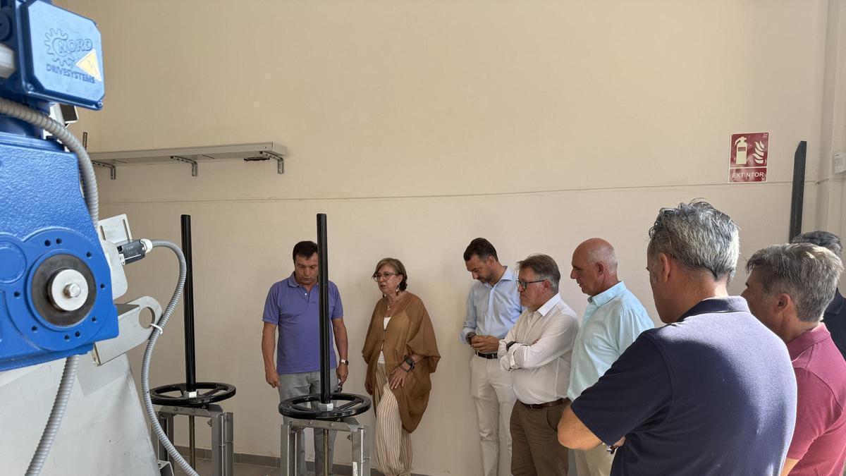 Galería | Mercedes Morán visita la nueva EBAR de Jaraíz de la Vera