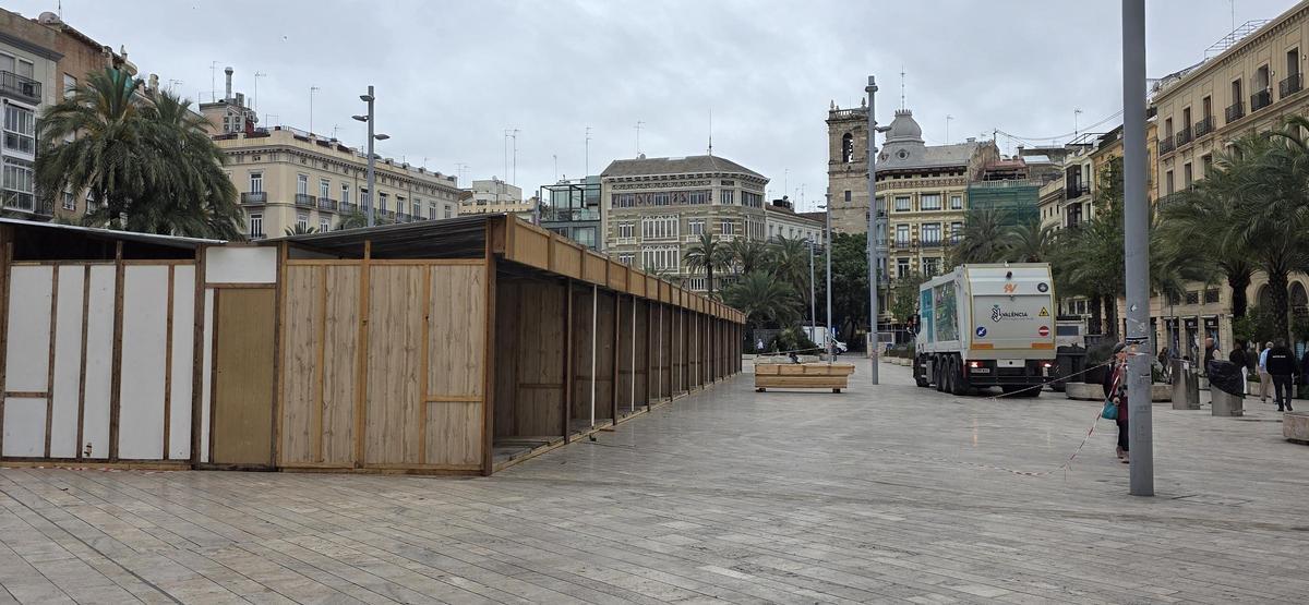 Instalación del Mercat de l'Escuraeta