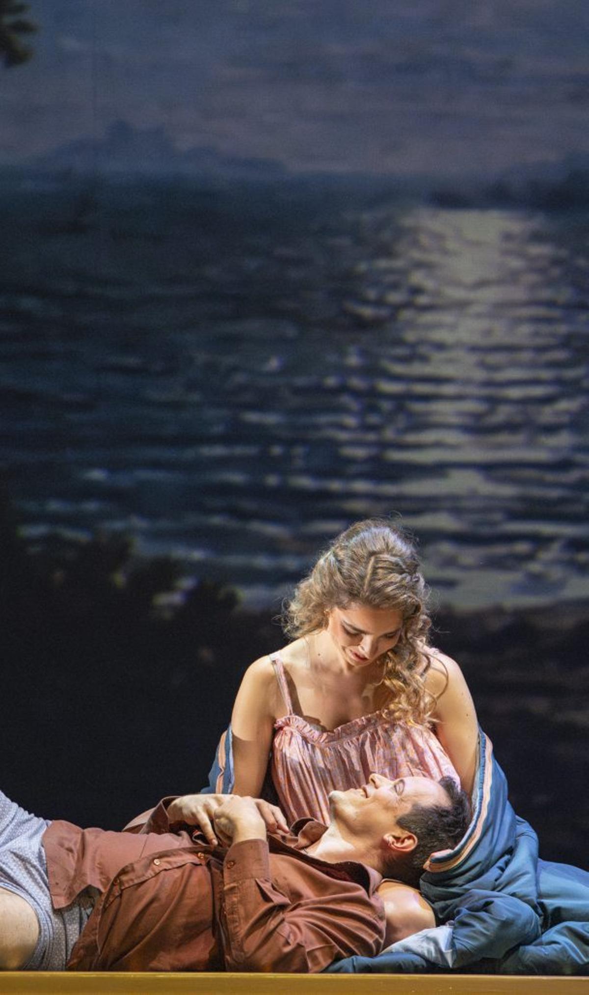 Momento de ‘Acis y Galatea’ en el Teatro Pérez Galdós.