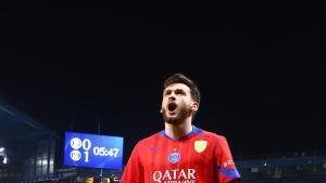 Kvaratskhelia, autor del 0-1 en Londres