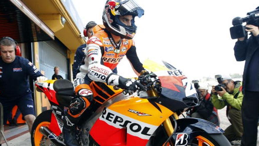 El piloto español de MotoGP Dani Pedrosa.
